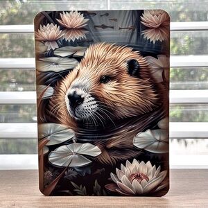 Vibrant Beaver Handmade Greeting Card
